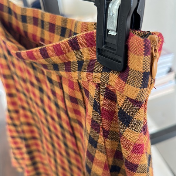 FREE PEOPLE Plaid Mini Skirt - Picture 3 of 6